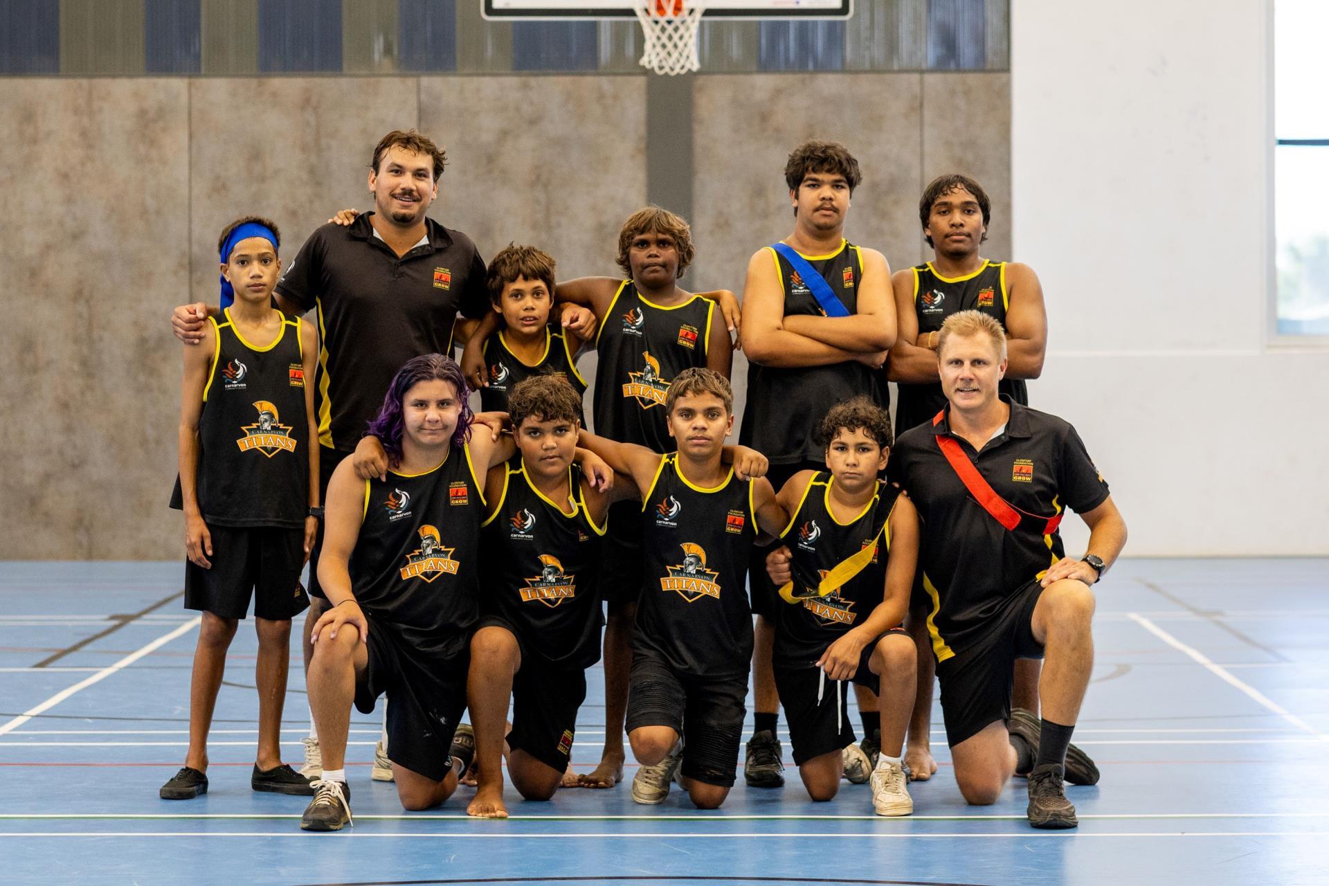 Carnarvon Clontarf Academy participants supported by Leichhardt