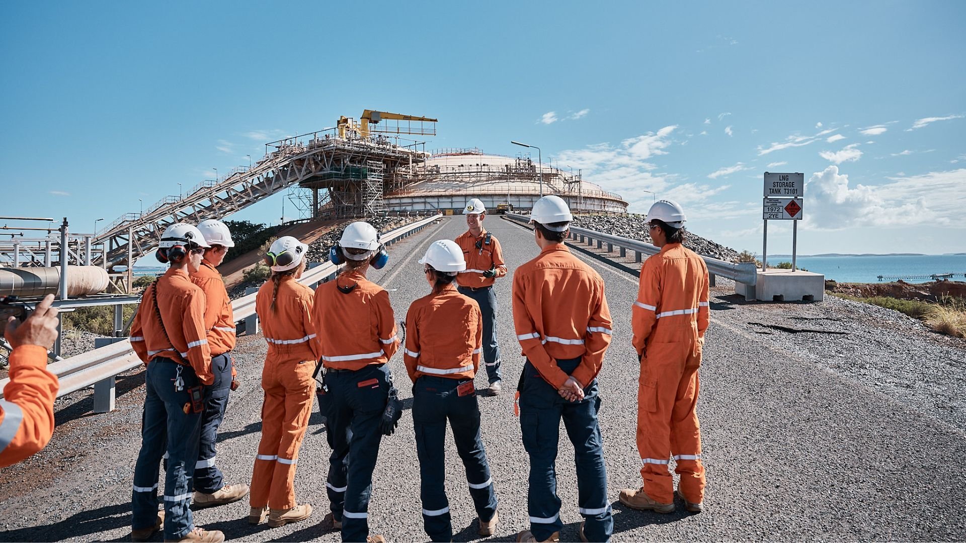 Woodside Energy operations facility