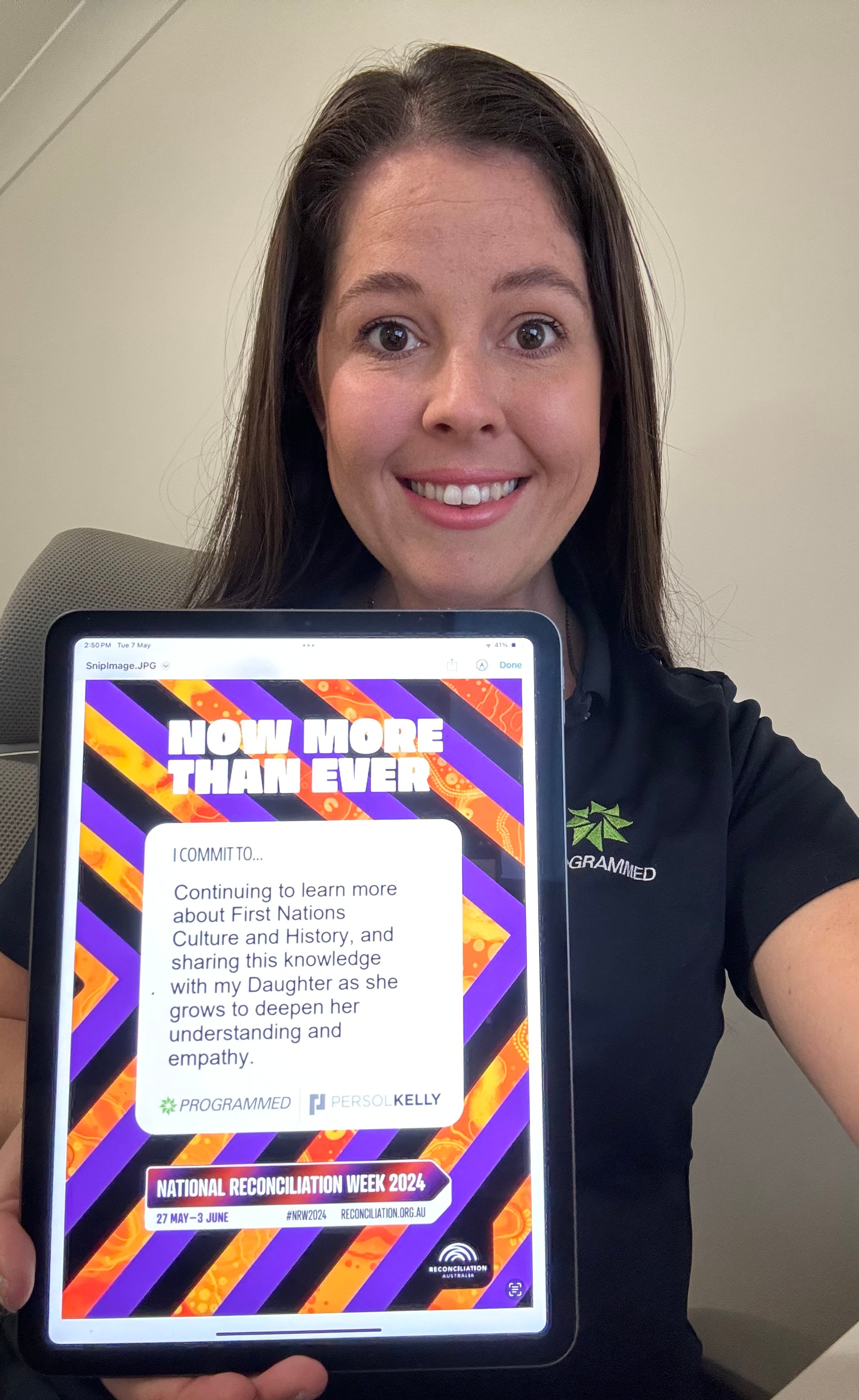 Beth Milburn NRW Pledge Photo